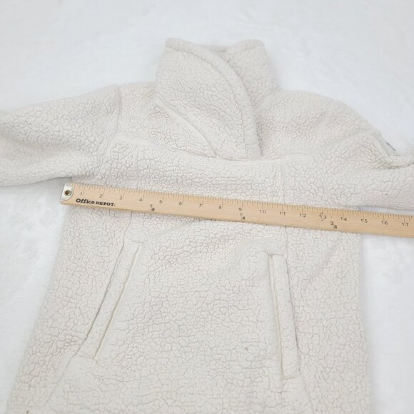 The North Face Girls' Creamy White Campshire Sherpa Fleece Pullover Size S (7/8) - Picture 10 of 12